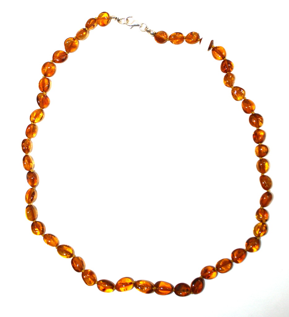 Baltic Amber necklaces cognac